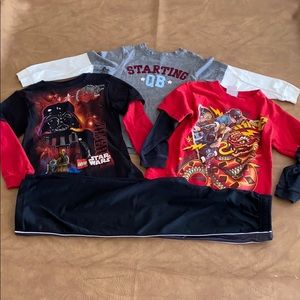 Boy’s Size 5/6 Long Sleeve Shirts & Sweat Pants